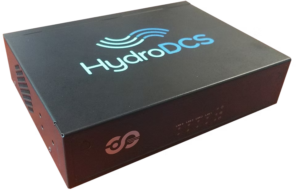 The HydroDCS appliance, a low black box.